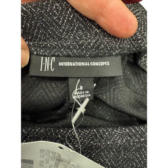 I.N.C Women’s Pants sz 8 Sparkle Ruffle Hem NEW #G866 - Picture 5 of 7